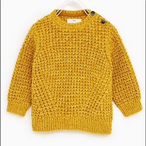 Zara textured knit sweater